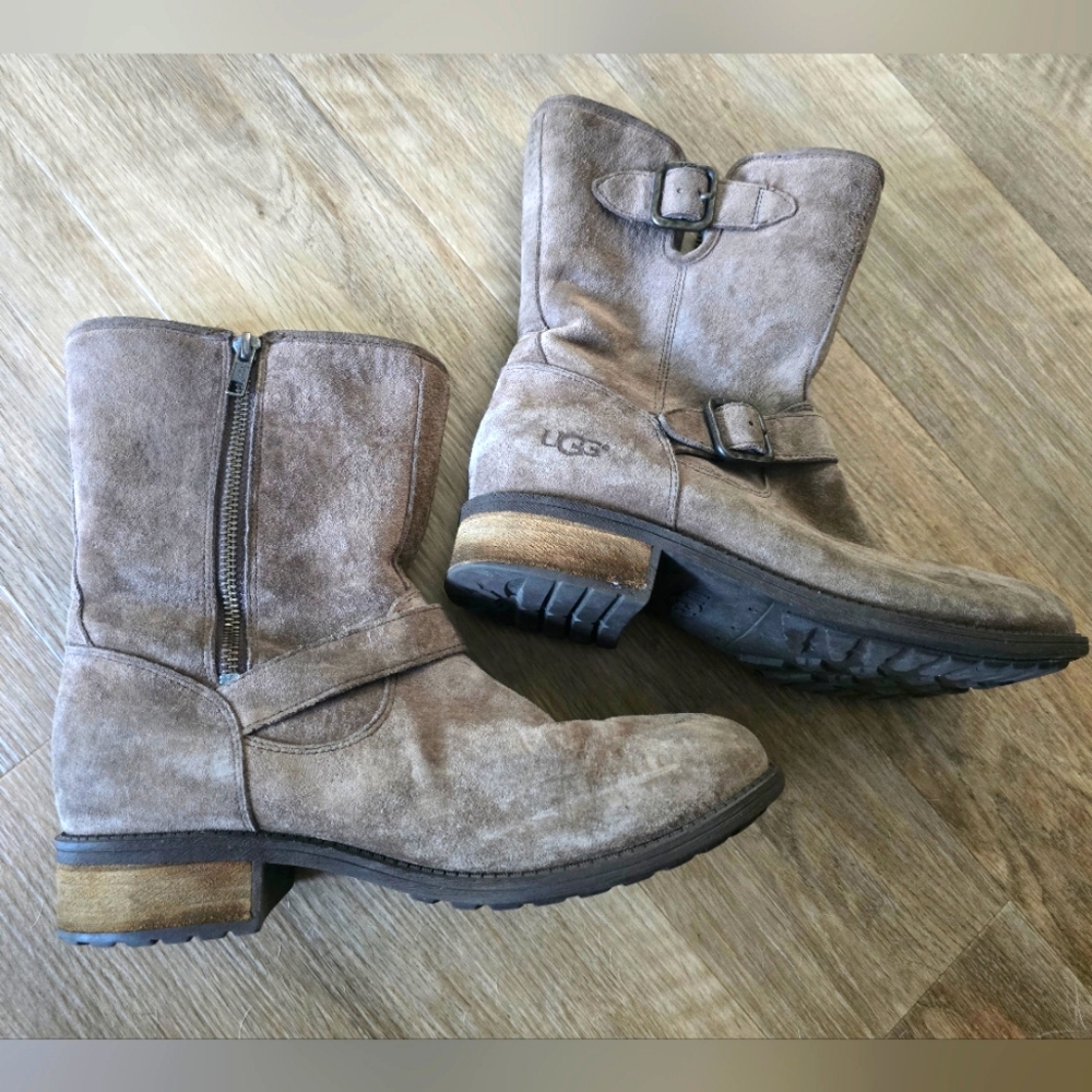 Ugg heeled boots